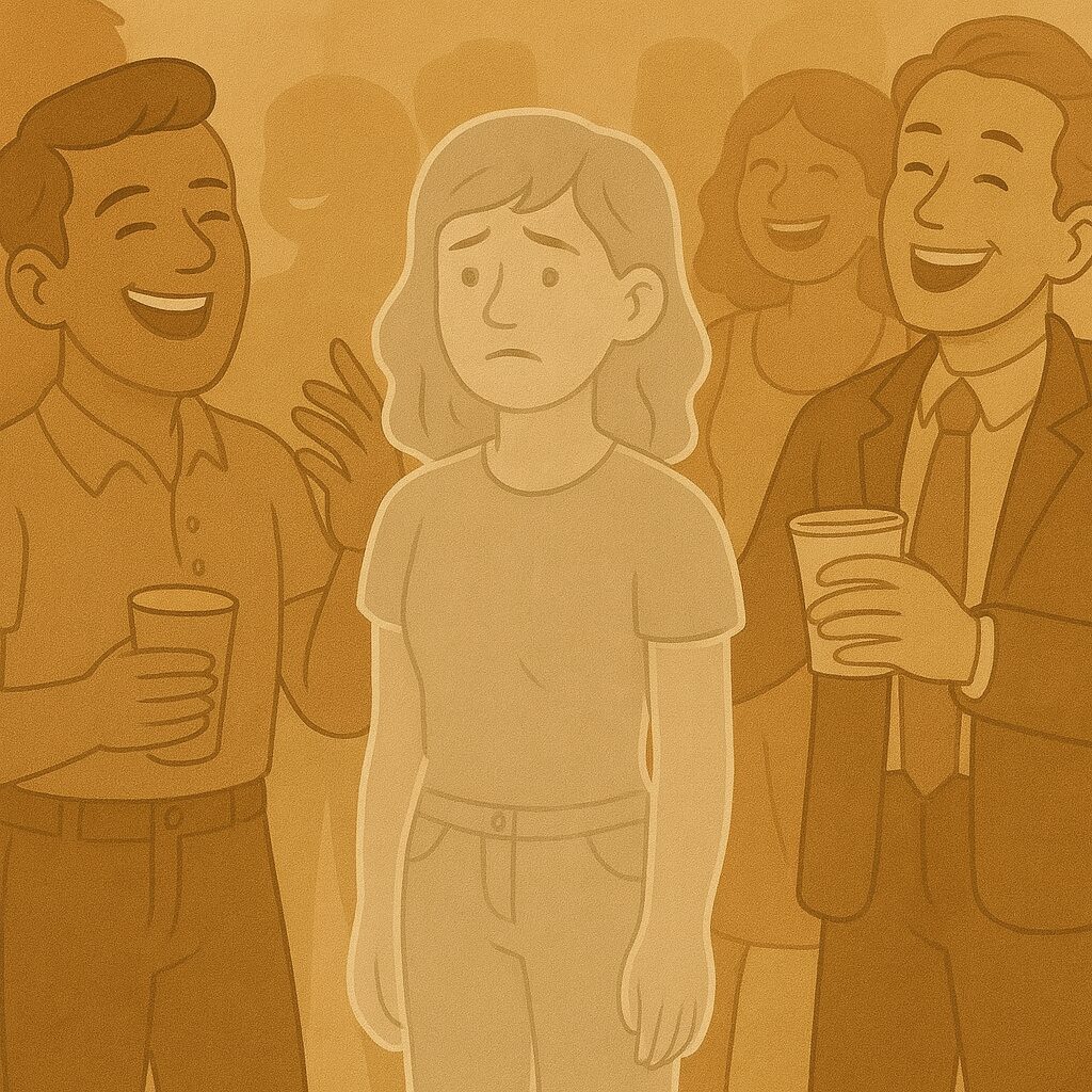 Mitten in der Menge – sich unsichtbar fühlen